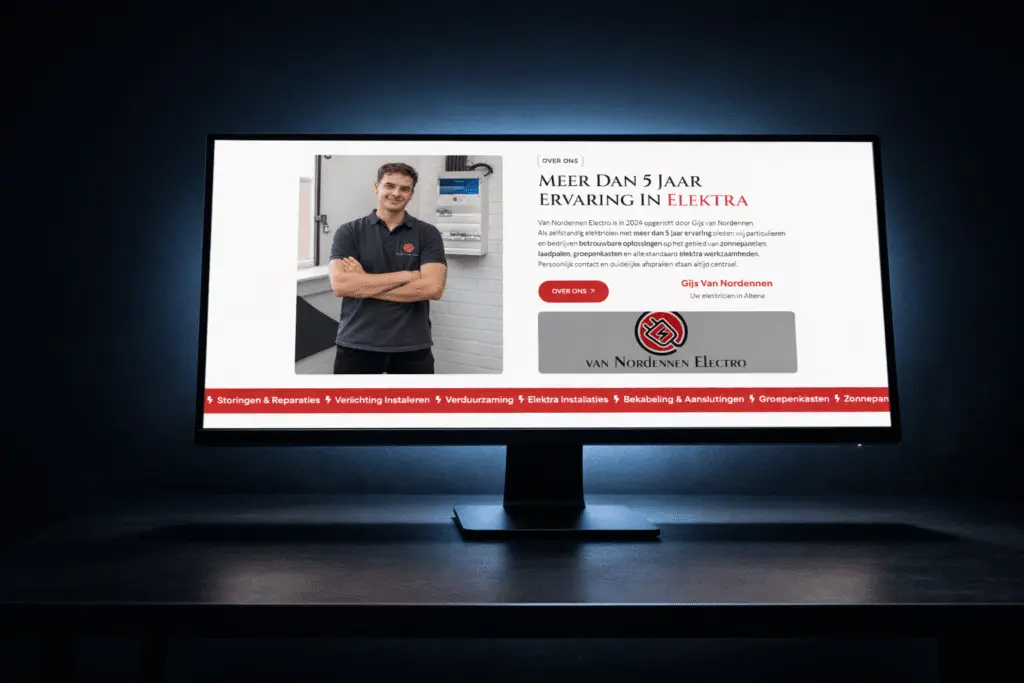 Van Nordennen Electro website - gemaakt door Ritmeester Media (1)