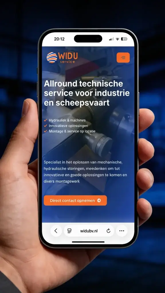 Website laten maken Werkendam - Voorbeeld website Ritmeester Media